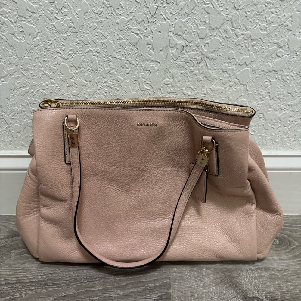 Coach Blush Leather Shoulder Bag